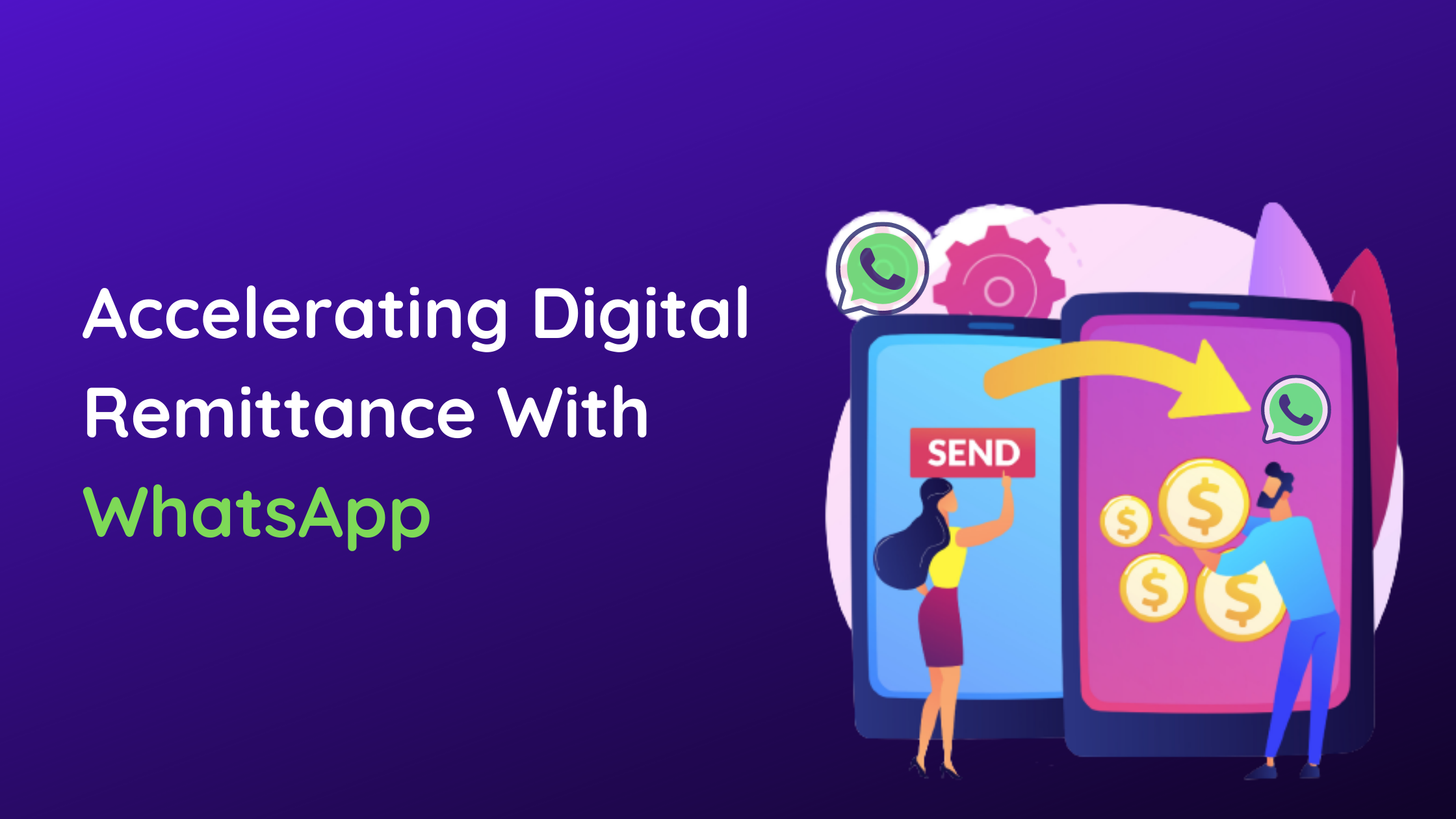 Digital remittance on WhatsApp