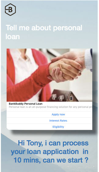 Chatbot for personal loan - BankBuddy